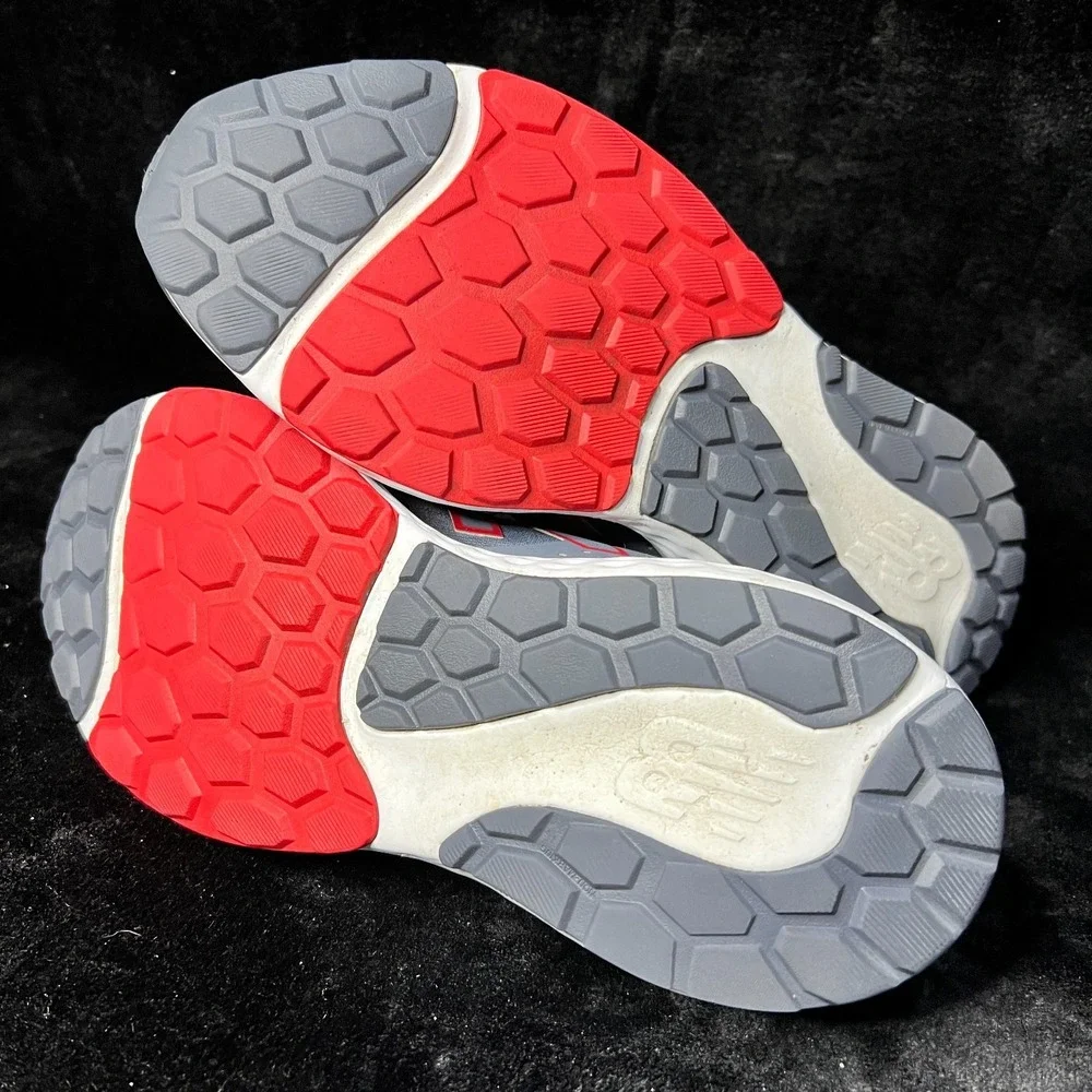 New Balance 520 V7 M520LG7 Men's 12 Running Shoes Gray Red‎ Athletic Sneakers